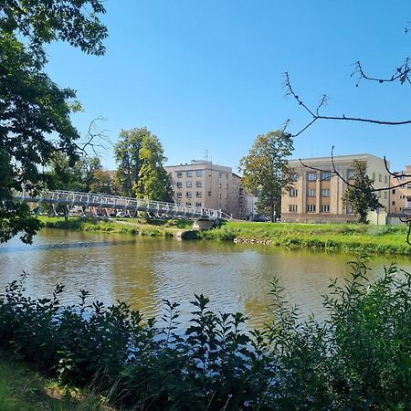Prostorny Byt V Centru U Reky, 2 Loznice, Balkon Градець-Кралове Екстер'єр фото